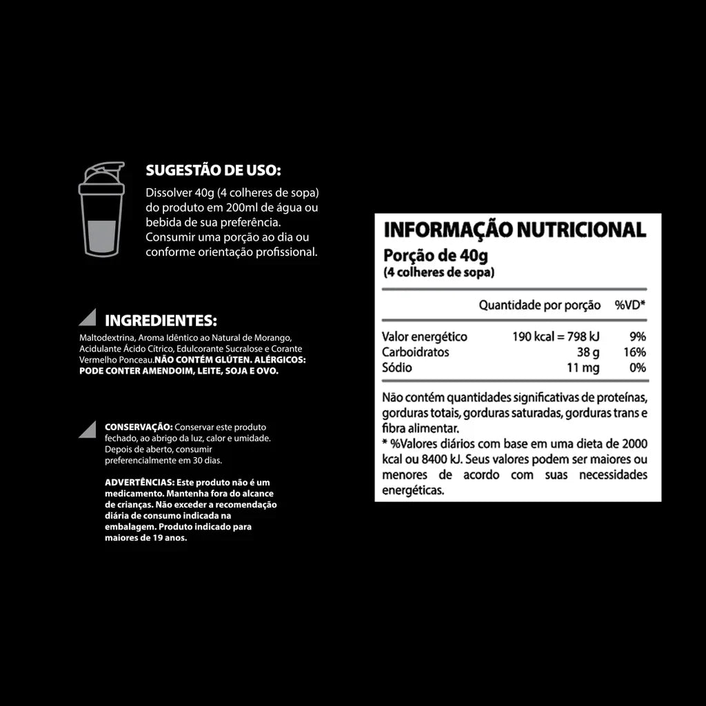 Maltodextrin Boost Energy 1kg - Dark Lab