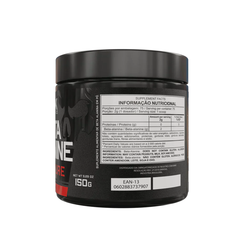 Beta Alanina 100% Pura 150g - Dark Lab