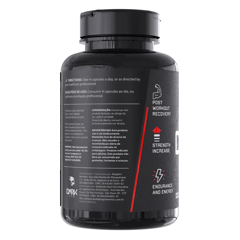 Creatina Pura 120 Capsulas Dark Lab